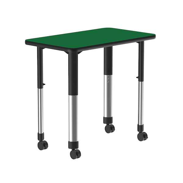 HPL Collaborative Desk - Casters - Rec
